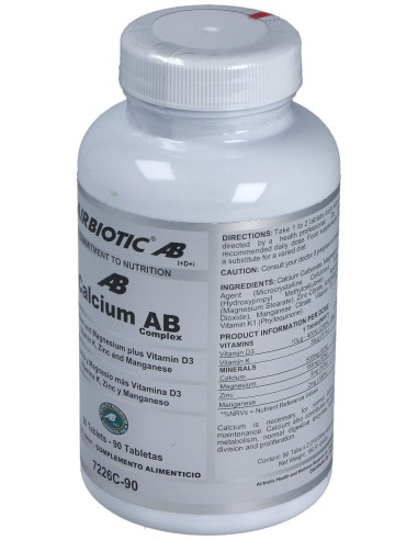 Airbiotic® Ab Calcium Complex 90 Tabletas