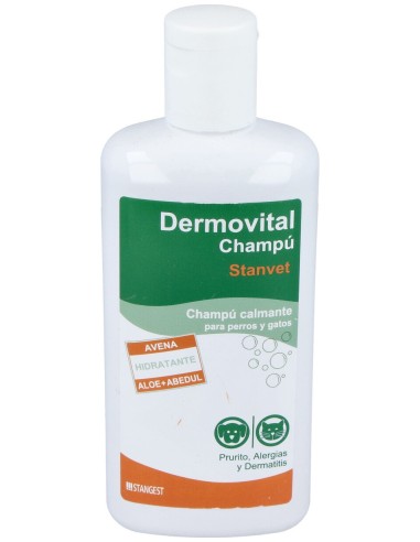 Champu Dermovital Perros Y Gatos 250Ml.