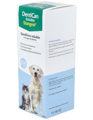 Dentican Soluble Perros Y Gatos 250Ml.