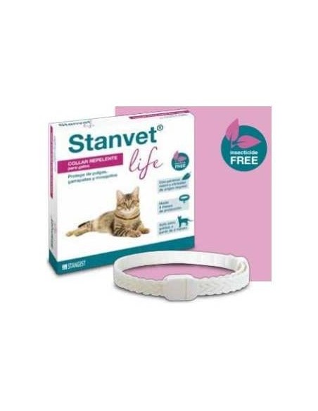 Collar Stanvet Life Gatos 37Cm.