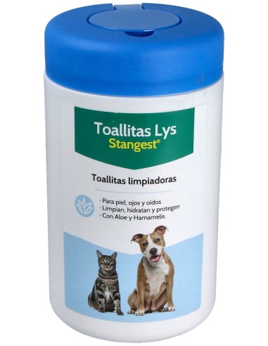 Toallitas Lys Piel Ojos Oidos Perros Y Gatos 120Ud