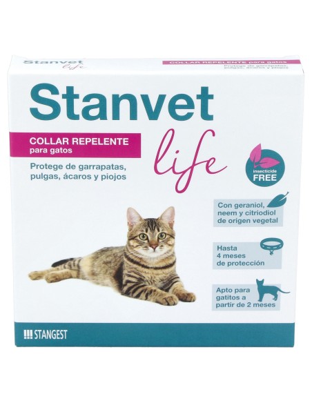 Collar Stanvet Life Gatos 37Cm.