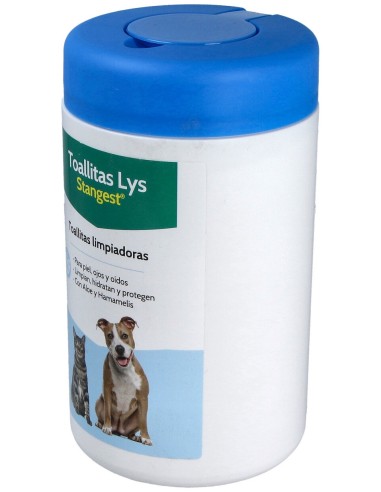 Toallitas Lys Piel Ojos Oidos Perros Y Gatos 120Ud