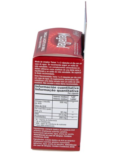 Megared® Omega 3 Aceite De Krill 30+10Cáps