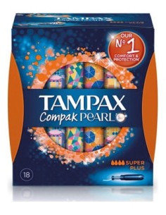 Tampax Pearl Compak Tampones Super Plus 16Uds