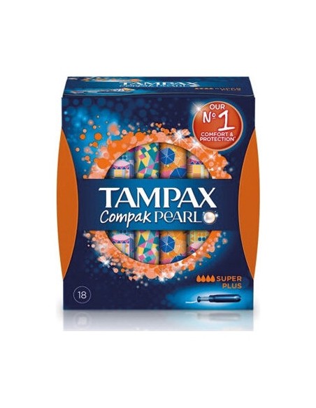 Tampax Pearl Compak Tampones Super Plus 16Uds