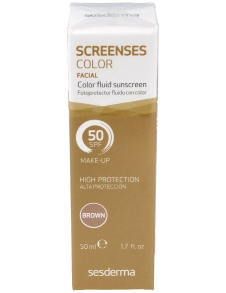 Sesderma Screenses Color Fluido Spf50+ Tono Brown 50Ml