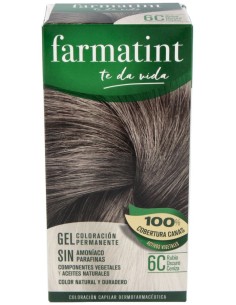 Farmatint Gel 6C Rubio Oscuro Ceniza 135Ml.