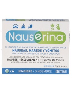 Nauserina Antimareos Jengibre 6 Comp
