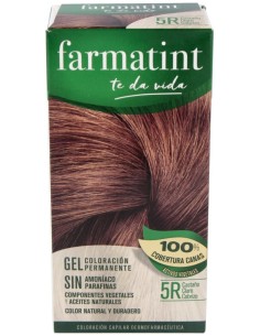 Farmatint Gel 5R Castaño Claro Cobrizo 135Ml.