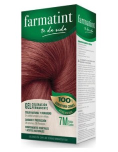 Farmatint Gel 7M Rubio Caoba 135Ml.