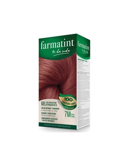 Farmatint Gel 7M Rubio Caoba 135Ml.