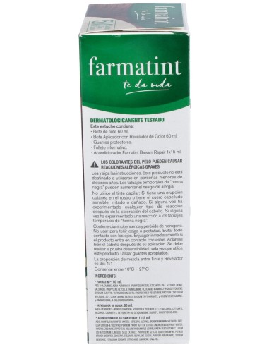 Farmatint Gel 5M Castaño Claro Caoba 135Ml.