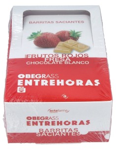 Obegrass Entrehoras Barritas Chocolate Blanco Y Frutos...
