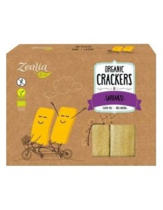 Zealia Crackers Garbanzos Sin Gluten Bio 120G