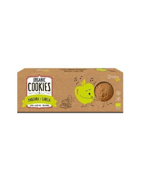 Zealia Cookies De Manzana Y Canela Bio Sin Gluten 135G