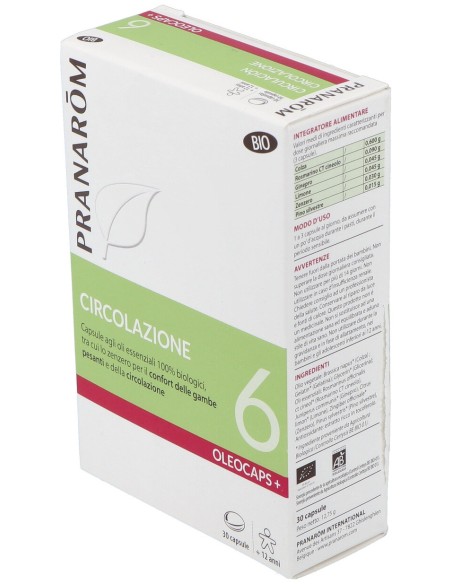 Pranarôm Oleocaps Circulación 30 Cápsulas