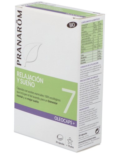 Pranarôm Oleocaps Relajación Y Sueño 30Cáps