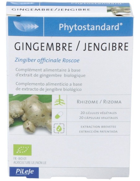 Phytostandard Jengibre 20Cap.