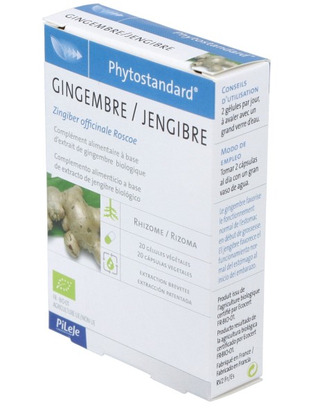 Phytostandard Jengibre 20Cap.