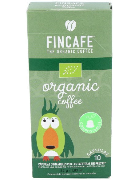 Fincafe Organic Coffee Cafe En Capsula Compostable 10Uds