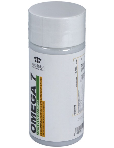 Eiralabs Omega 7 Aceite De Espino Amarillo 500Mg 60Cáps