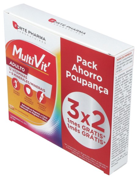 Forté Pharma Multivit Adulto 84Comp