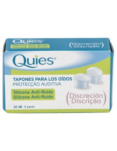 Tapones Antiruido Silicona 6Ud. Quies