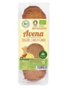 Galletas De Avena Jengibre Canela Limon 175Gr. Bio