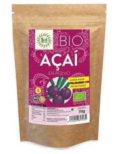 Solnatural Acai Polvo Bio S/G Vegano 70G