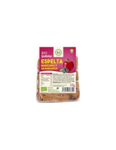 Galletas De Espelta Manzana Arandanos 175Gr. Bio