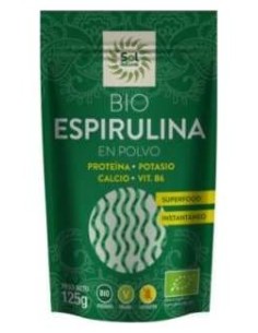 Solnatural Espirulina Polvo Bio S/G Vegan 125G