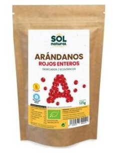 Solnatural Arandano Rojo Entero Bio S/A 125G