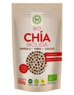 Solnatural Chia Semillas Molidas Bio 200G