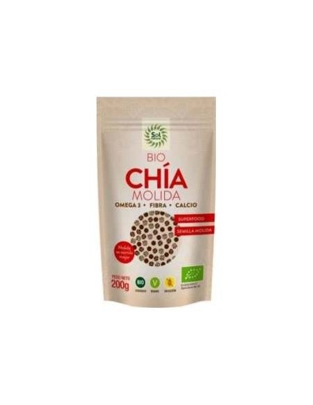 Solnatural Chia Semillas Molidas Bio 200G