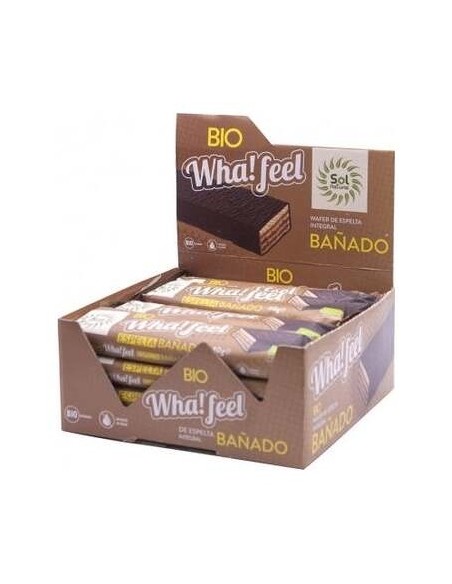 Wha Feel Snack Bañado De Espelta Y Cacao 16Uds Bio