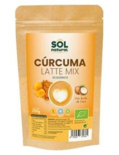 Curcuma Latte Mix Con Leche De Coco 200Gr.Bio Sg