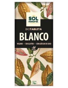 Sol Natural Tableta Chocolate Blanco Bio 70G