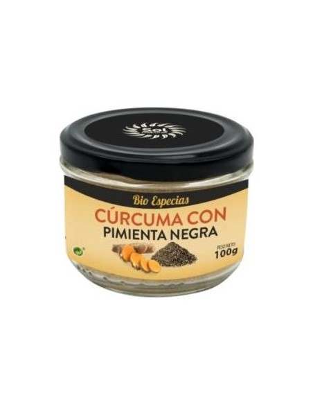 Solnatural Curcuma Pimienta Nega Bio 100G