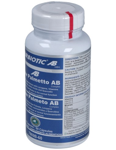 Airbiotic Saw Palmeto Ab Complex 60 Cápsulas
