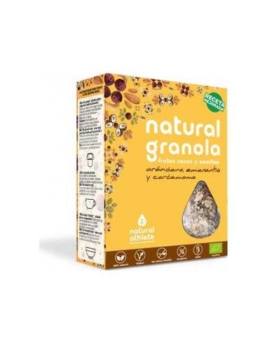 Natural Athlete Granola Arándano Cardamomo Eco...