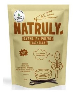 Natruly Avena Natural En Polvo Con Vainilla 1000G