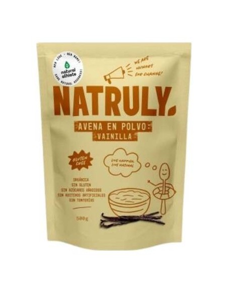 Natruly Harina De Avena Sabor Vainilla Bio 500G
