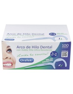 Oratek Arco Hilo Dental Doble Hilo 100 Unidades Individuales