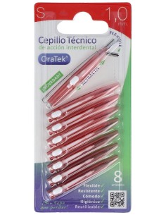 Oratek Cepillo Interdental Retractil 1 Mm Blister 8 Unidades