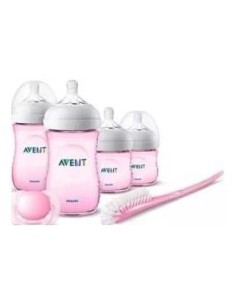 Philips Avent Set Recien Nacido Gama Natural Rosa Scd301/03