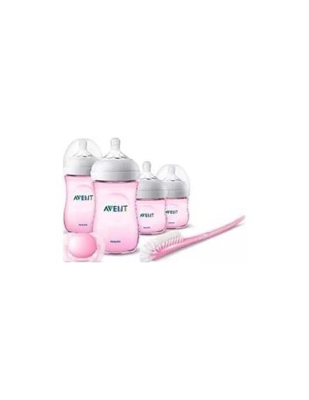 Philips Avent Set Recien Nacido Gama Natural Rosa Scd301/03