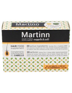 Martinn Hair Food 60Comp. 30Verdes+30Naranjas