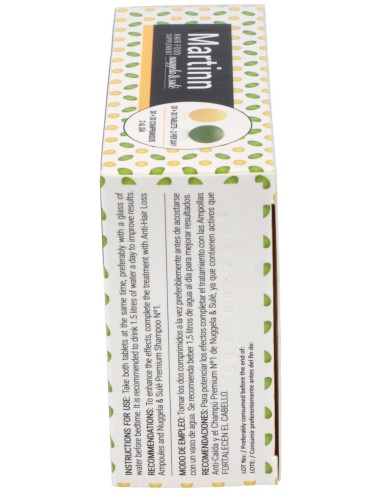 Martinn Hair Food 60Comp. 30Verdes+30Naranjas