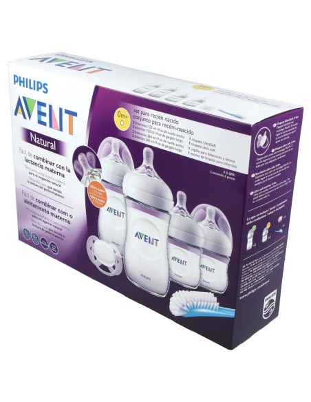 Philips Avent Set Recien Nacido Gama Natural Rosa Scd301/03